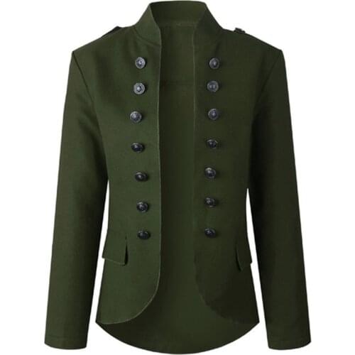 Korean Women Autumn Jacket Jacket Cape Woman Casual Jacket Female Fashion Button Suit Long Sleeve Jacket