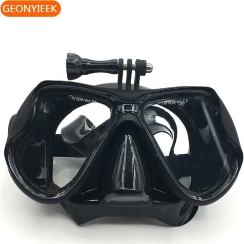 Diving Mask For Gopro Waterproof Accessories Underwater Glass Diving Mask for Go Pro Hero Session 5/4/3+/3/2/1/SJ4000 /Xiaomi yi