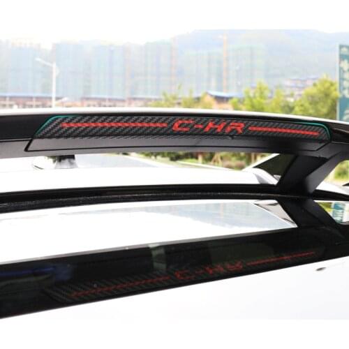 Carbon Fiber Sticker Brake Light Car Shape Rear Light Brake For Toyota CHR