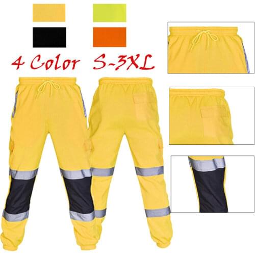 Newest Arrival Men Fahison Sport Sweat Pants Work Fleece Bottom Joggerms Joggers Yellow Black Orange Fluorescent green Outfits