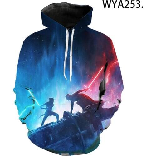 New Fashion Movie Star Wars Skywalker 3D Printed Hoodies Casual Sweatshirts Men Women Children Fashion Boy Girl Kids Coat