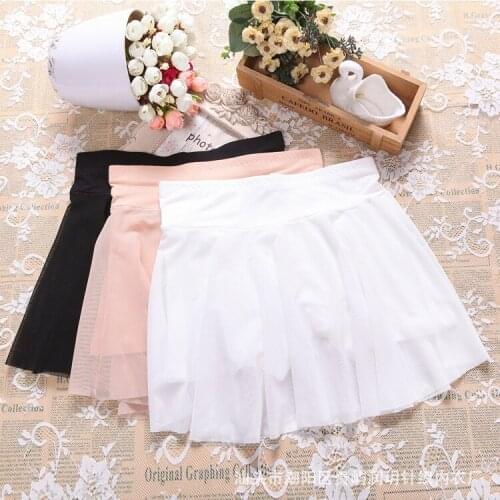 New Genuine Womens Mid Waist Underpants, Korean Version, Womens Large Safety Pants Skirt, Anti Light Three-part Pants