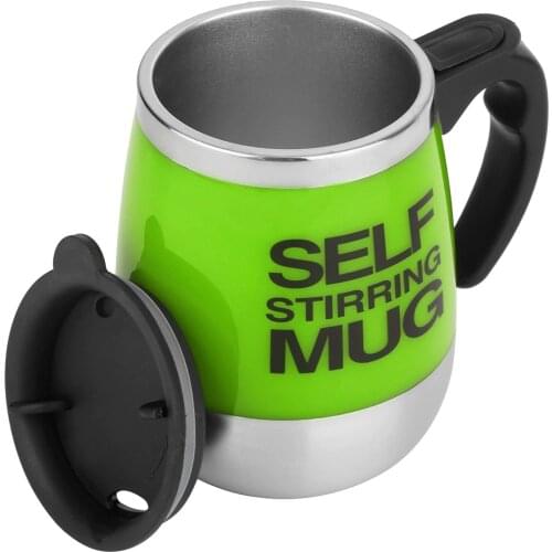 450ml Stainless Steel Self Stirring Mug Auto Mixing Drink Tea Coffee Cup Home Automatic Electric Coffee Cups