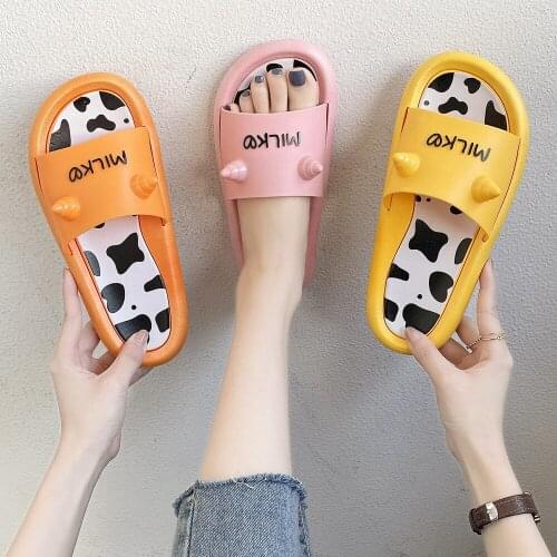 LLOGAI New Catroon Summer Slippers Slides women Home Bath Slippers Non Slip Couple Slippers Shoes Women Couple Chausson slippers