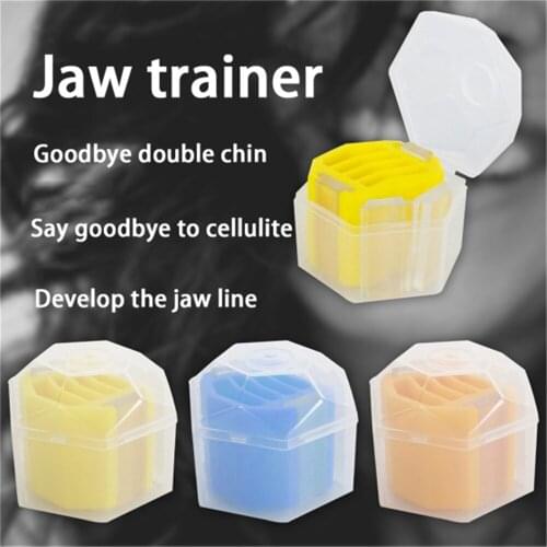Jaw Exerciser Trainer Ball Facial Yoga JawLine Muscle Chew Building Shaper V Face Slim Decrease Lines Double Chin Massager