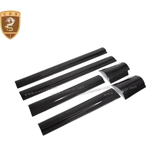 Hot Sale Full Carbon Fiber Exterior Door Panels Trim For Levante Auto Accessories Decoration For Maserati Levante 2016 2017 2018