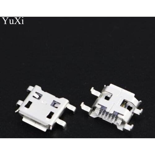 YuXi 100pcs/lot Micro USB Connector DC Jack Socket charging Port power plug 7pin for Prestigio Multipad 2 Ultra Duo 8.0 Tablet