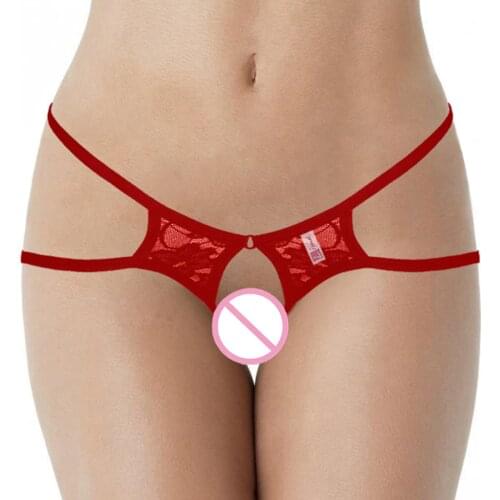 Women XS S M L XL 2XL 3XL Plus Size Open Crotch Crotchless Lace Sexy Lingerie Underwear G String Thongs for Ladies For Sex