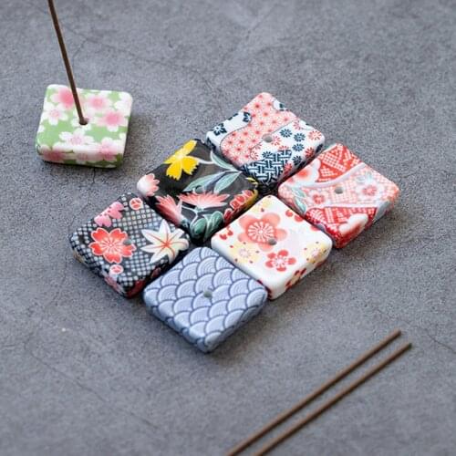 1Pc Ceramic Incense Burner Stick Censer Reflux Incense Stick Incense Home Decoration Use In Home Teahouse