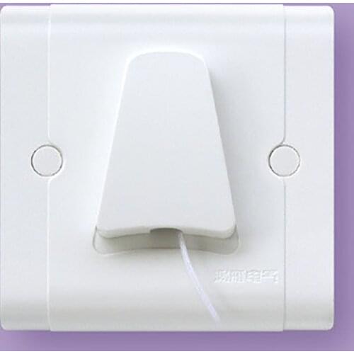 10 pcs High quality type 86 single control/rope switch household concealed wall cable switch