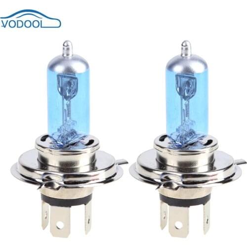 VODOOL 2pcs H4 1000lm Car LED Fog Lamp Automobile Headlamp Bulb Headlight Kit Low Beam 6000K Super Bright Car Light Source