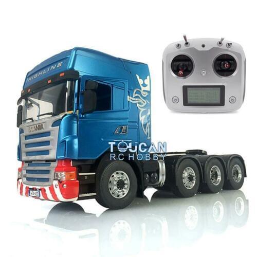 LESU Metal Chassis 8*8 1/14 RC Sca Tractor Truck Hercul Cabin Light Radio THZH0917-SMT2