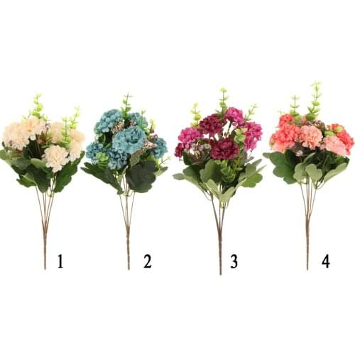 Artificial Silk Flower Hydrangea DIY Floral Home Wedding Party Decor 4 Colors