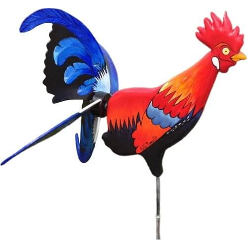Creative Rural Resin Windmill Rooster Decoration Ornaments Exquisite And Gorgeous Big Rooster Garden Courtyard Farm Decora Gifts