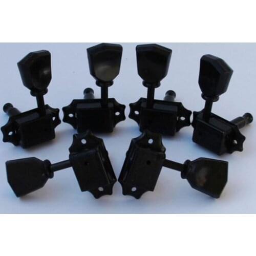 New electric guitar black Vintage tuning pegs guitar button for both side of the guitar Square handle BJH-63-1