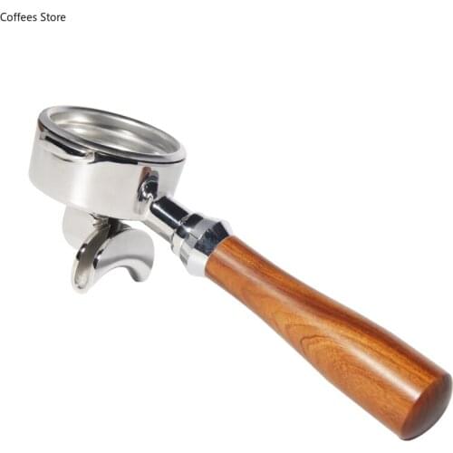 58mm Bottomless Portafilter For E61 Espresso Machines, 1 Spout 2 Spout ,Professional Coffee Machine Drip Tray,With Filter Basket