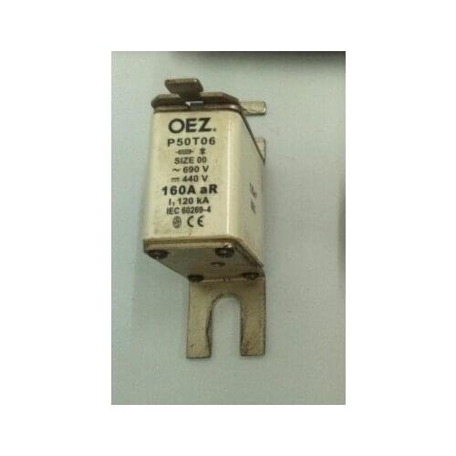 Fuses: OEZ P50T06 690V 160A NH00 120KA aR / P50T06 690V 63A NH00 120KA gR