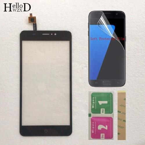 Mobile Touch Screen For BQ BQS 5525 Practic BQ 5525 Touch Screen Sensor Front Glass Touchscreen Digitizer Protector Film