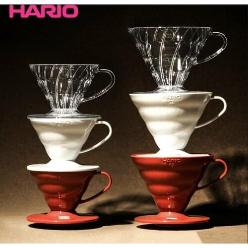 Hario V60 Coffee Dripper Heat Resistant Resin Coffee Filter Barista Specialized Coffee V60 Reusable Coffee Filters Hario Genuine