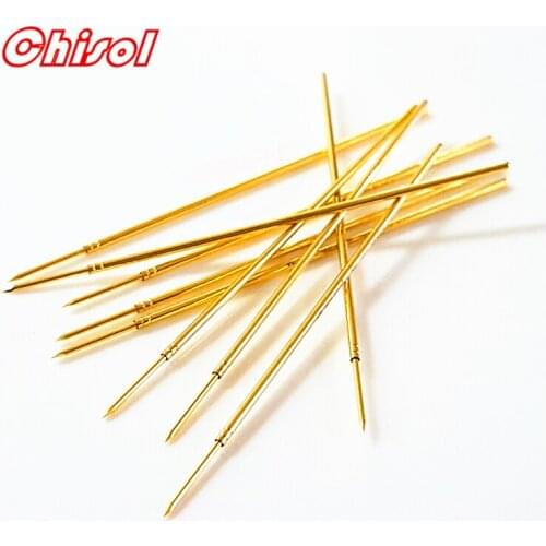 Original INGUN 100pcs/set 050mil Test Needle GKS050291050A2000 Spring Probe Test Pins Needles