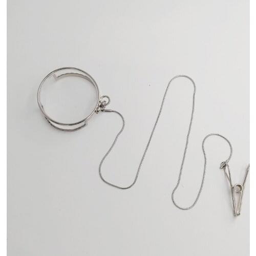 Vintage silver Monocle