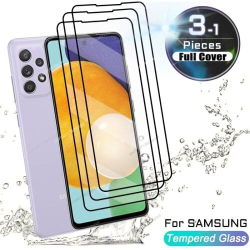 Tempered Glass For Samsung Galaxy A52 A72 A32 A21S Screen Protector A51 A71 A50 A22 A10 A30S M51 A12 M32 A41 A42 A 52 72 5G Film