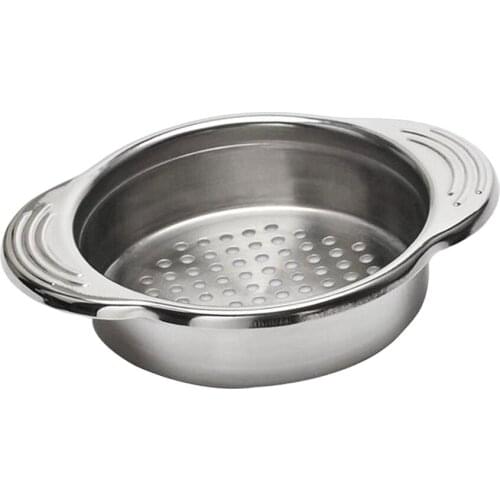 1 x Round Stainless Steel Small Hole Drainage Can Tin Strainer Kitchenware 2.5cm/0.98inch