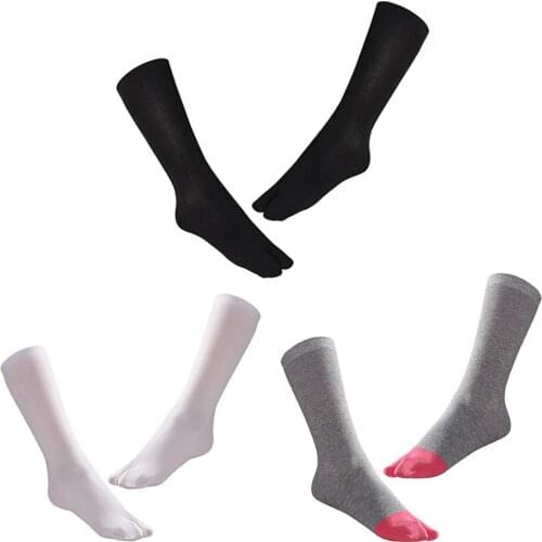 1 Pair Women Sneaker Breathable Socks Stocking Cotton Socks Elastic Japanese Kimono Flip Flop Sandal Sock Toe Sock Non Slip Sock