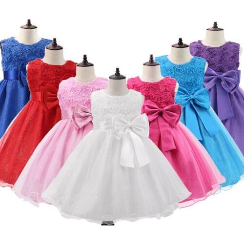 2021 Girls Dress Childrens Clothing Baby Princess Christmas Dress Pettiskirt Birthday Party Dress Halloween Baby Girl Dresses