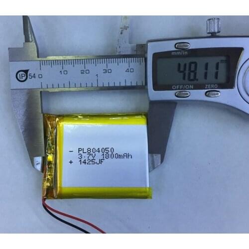3.7V polymer lithium battery 804050 1800MAH GPS navigation mobile power flat panel computer core