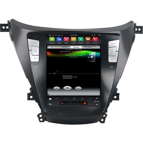 4gb+64gb Tesla Style PX6 Android 9.0 Car DVD GPS for Hyundai Elantra 2011-2016 Stereo Radio Bluetooth 5.0 WIFI Multimedia Player