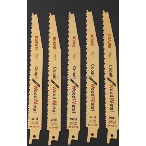 5Pc/Lot 8 Inch BIM Reciprocating Quick Cut Saw Blade S3456XF For Metal Wood Cutting Whosale&Dropship