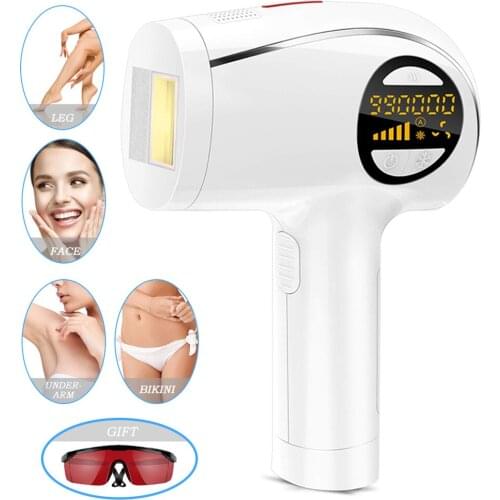 999999 Flashes Laser Epilator Permanent IPL Photoepilator Hair Removal depiladora Painless electric Epilator with IPL ice mode