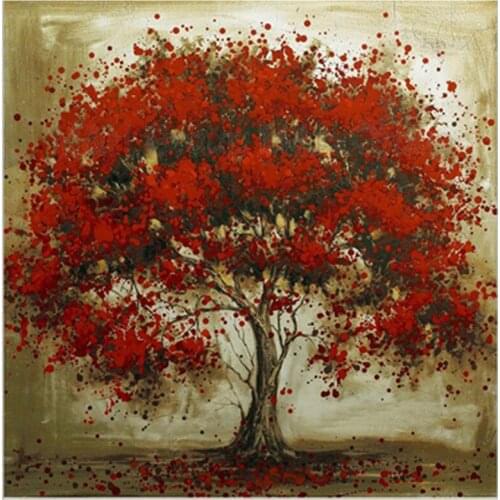 Diamond Embroidery red tree pattern Rhinestones crafts Diy Diamond Painting Cross Stitch 5D Full Diamond Mosaic Kits