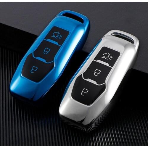 Car Remote Key Fob Shell Cover Case Holder For Ford F-150 Mondeo Galaxy S-Max Explorer Ranger 2015 2016 2017 2018 car styling