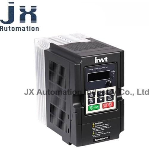 INVT Mini VFD Drive 0.75KW 220VAC Single-phase GD10-0R7G-S2-B Frequency Converter