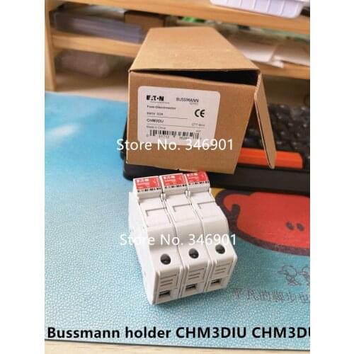 [SA] US Bussmann fuse holder CHM3DIU CHM3DU fuse holder 10 & times; 38mm loaded triple--2PCS/LOT