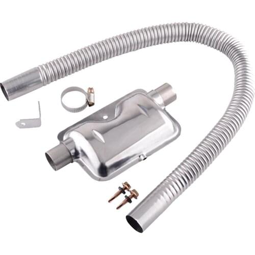 1 Set 60/150/200cm Air Diesel Heater Accessories Exhaust Muffler Silencer Portable Parking Stainless Steel Pipe Heater
