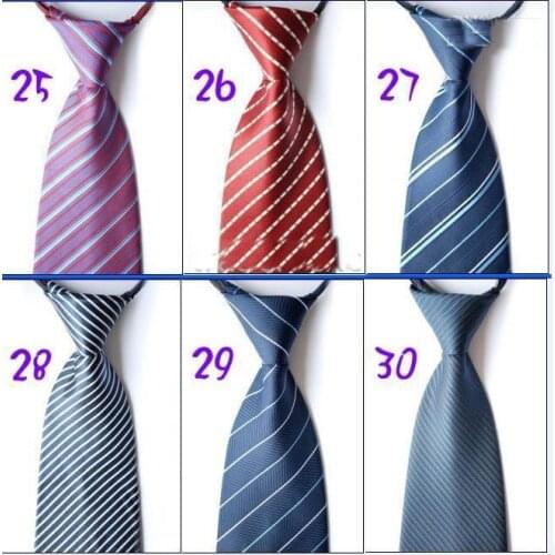 Nice Zip-Up mens ties Ties necktie mixed striped mens tie neckties dress cravat 24pcs/lot hot sale