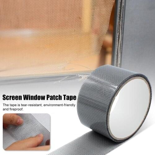 Window Screen Repair Tape Strong Adhesive Tape Repair Patch For Home Window Screen Door Screen Part Mend Patch Rips Tears