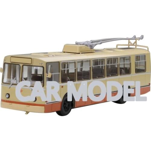 1:43 Alloy Toy Vehicles SSM ZIU 9 trolleybus Car Model Of Childrens Toy Car Original Authorized Authentic Kids Toys