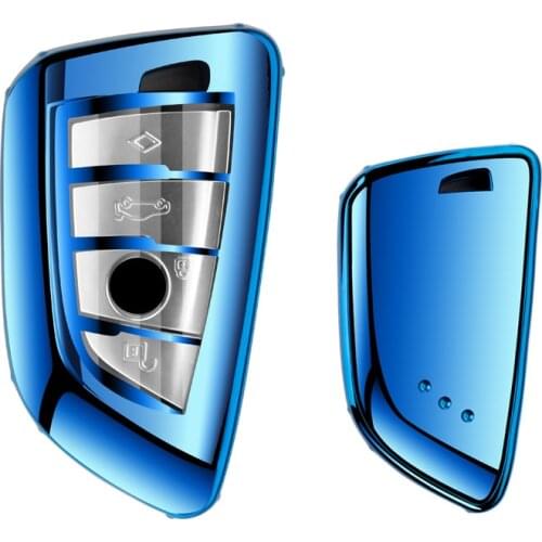 New Soft TPU Car Key Case Full Cover For BMW X1 X3 X5 X6 Series1 2 5 7 F15 F16 E53 E70 E39 F10 F30 G30 Car key Shell Accessories