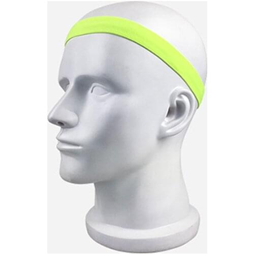 Headband Men Women Sport Head Sweat Band Stretch Run Football Tennis Headscarf Silicone Anti-slip Yoga Sweatband HairBand