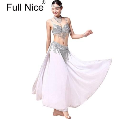 New Performance Dancewear Bellydance Clothes Professional Women Egyptian Belly Dance Bra Belt Skirt Oriental Beaded Belly Dance