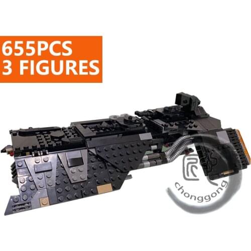 NEW 2020 Movie Knights of Ren Transport Ship 3 FIGURES Building Blocks Kits Bricks Set Classic Model Kids Toys For birthday Gift