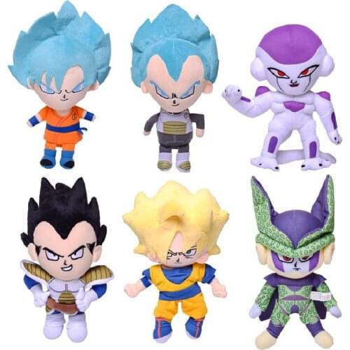 New Anime Dragon Ball Surrounding Monkey King Vegeta Frieza Sharu Plush Toy Doll Childrens Doll Plush Toy Gift