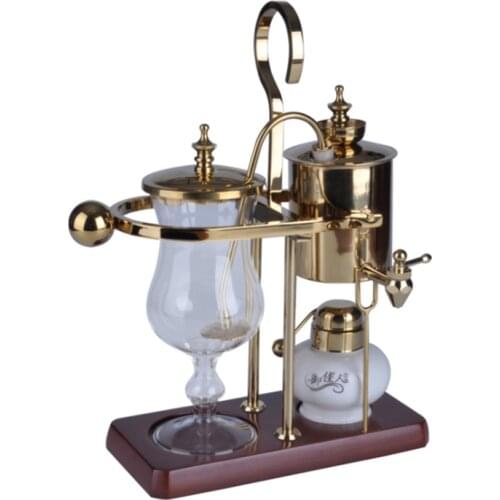 New design water drop Royal balancing siphon coffee machine/belgium coffee maker syphon vacumm coffee brewer