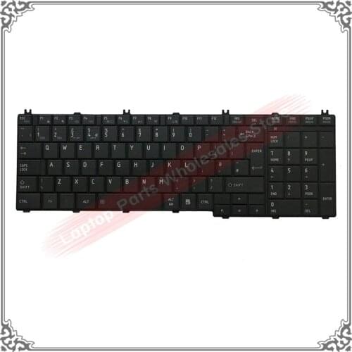 Original Laptop Black Keyboard for Toshiba Satellite C650 C655 C655D C660 C665 C670 L650 L655 L670 L675 L750 L755 UK Keyboard