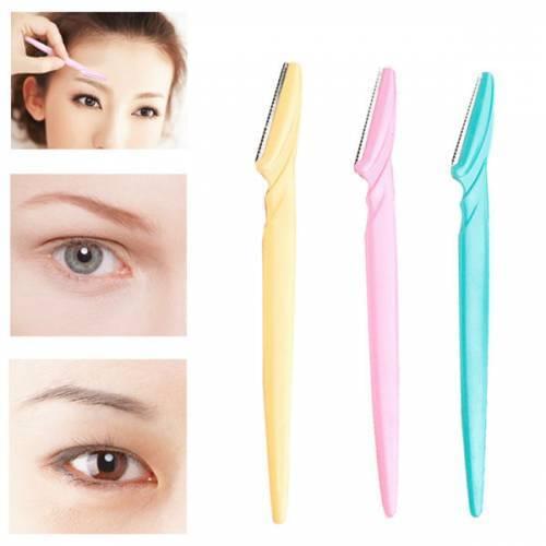 Profesyonel Kaş Usturası Jileti 3lü Set Yedek Bıçaklı Kaş Düzeltici Kullan At