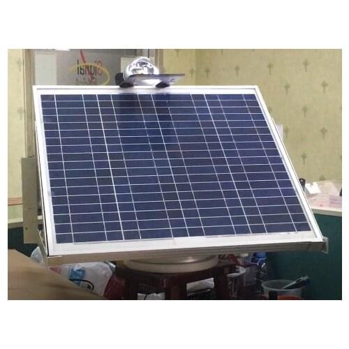 Sun tracker unit with slewing driver